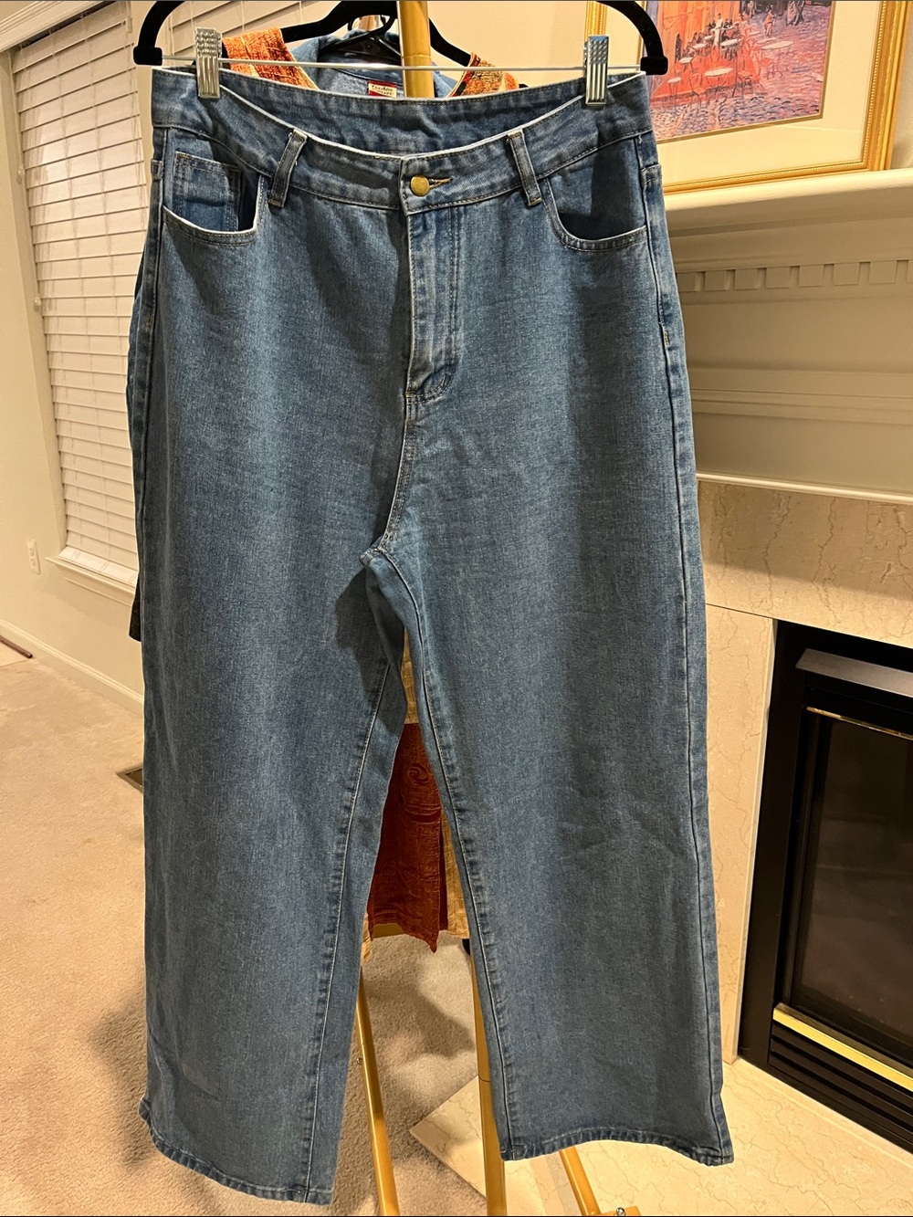 SHEIN Classic Blue wide leg women’s XL jeans